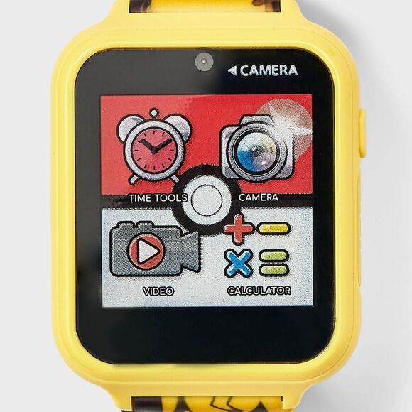 Pokemon -  Pikachu Kids Smartwatch Camera Games Yello Yellow - Picture 3 of 3